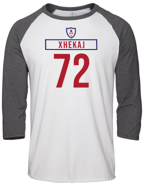 Home Jersey Arber Xhekaj Unisex Premium Three-Quarter Raglan T-Shirt | Swagsta