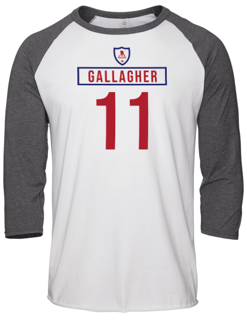 Home Jersey Brendan Gallagher Unisex Premium Three-Quarter Raglan T-Shirt | Swagsta
