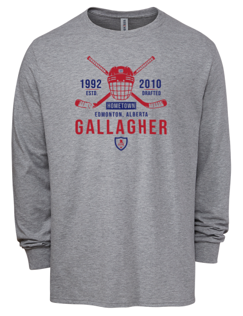 Classic Heritage Brendan Gallagher Men's Premium Blend Long Sleeve-T-Shirt | Swagsta