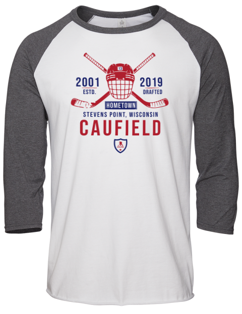 Classic Heritage Cole Caufield Unisex Premium Three-Quarter Raglan T-Shirt | Swagsta