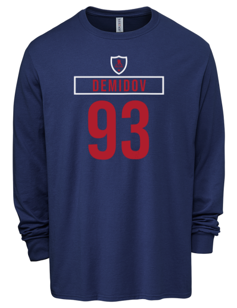 Away Jersey Ivan Demidov Men's Premium Blend Long Sleeve-T-Shirt | Swagsta