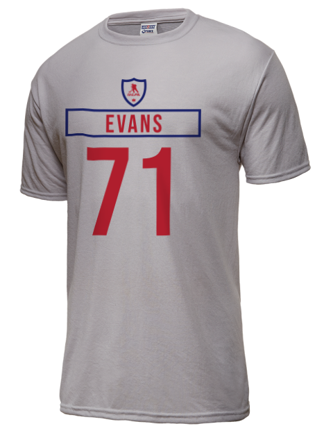 Home Jersey Jake Evans Dri-Power Unisex T-Shirt | Swagsta
