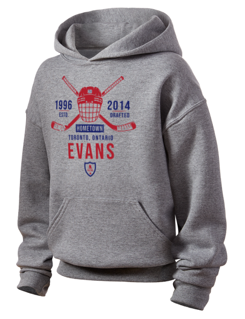 Classic Heritage Jake Evans Youth Hooded Sweatshirt | Swagsta