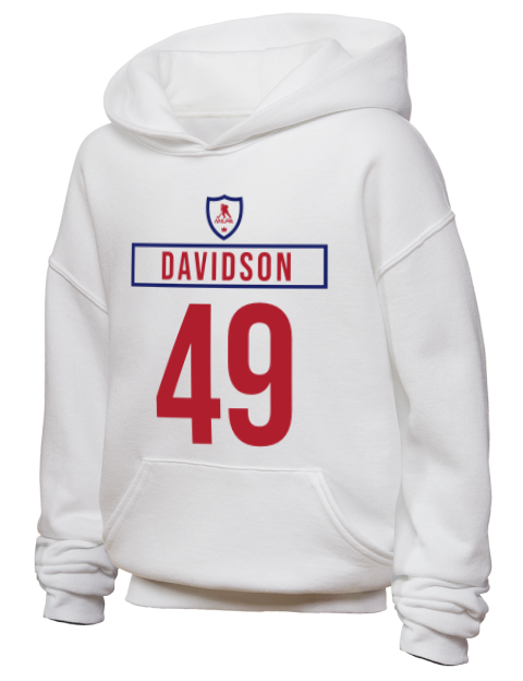 Home Jersey Jared Davidson Youth Hooded Sweatshirt | Swagsta