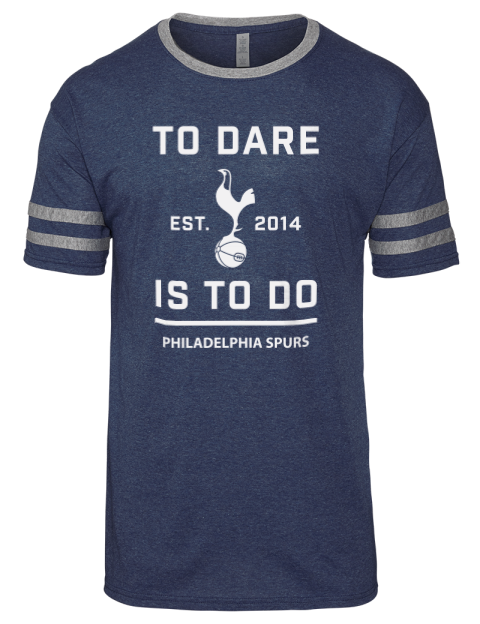 To Dare Is To Do Philadelphia Spurs Men's Tri-Blend T-Shirt | Swagsta