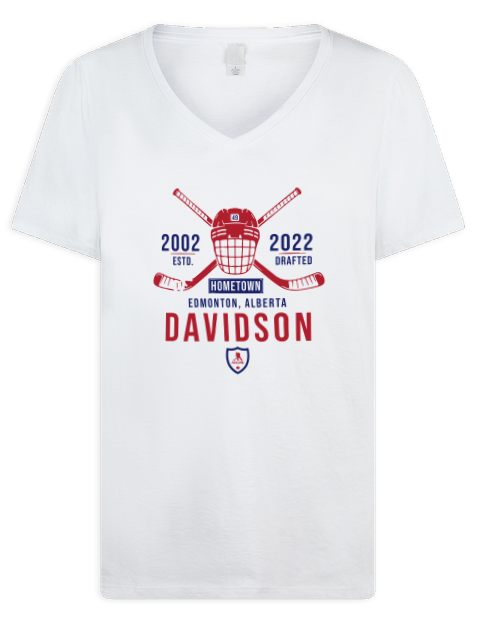 Classic Heritage Jayden Struble Premium Ladies V-Neck T-Shirt | Swagsta