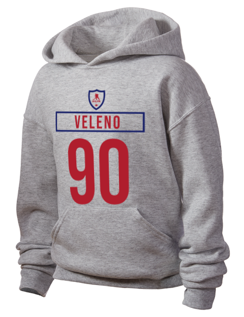 Home Jersey Joseph Veleno Youth Hooded Sweatshirt | Swagsta