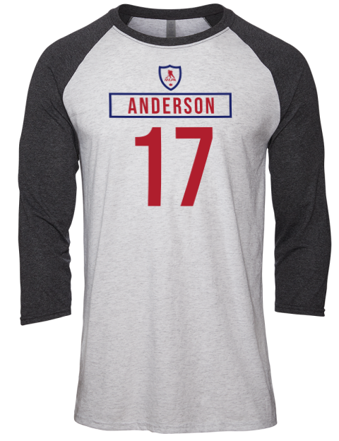 Home Jersey Josh Anderson Unisex Premium Three-Quarter Raglan T-Shirt | Swagsta