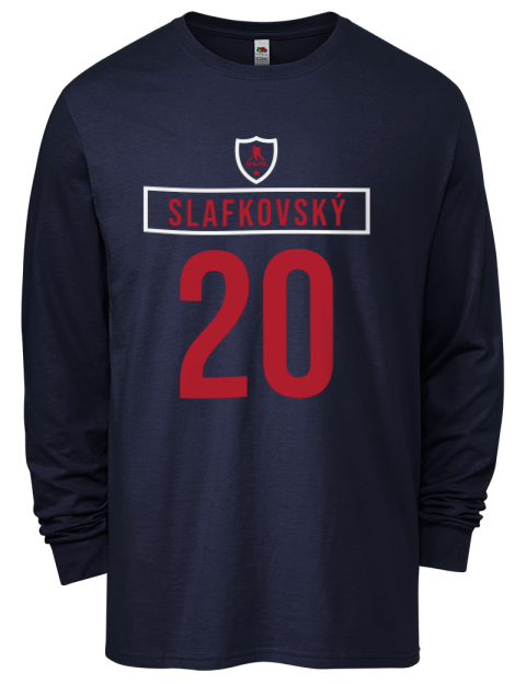 Away Jersey Juraj Slafkovsky Men's Long-Sleeve T-Shirt | Swagsta