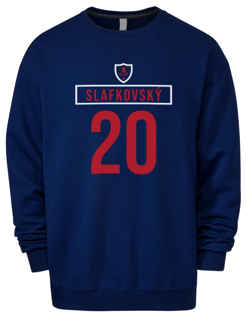 Away Jersey Juraj Slafkovsky Premium Unisex Crewneck Sweatshirt | Swagsta
