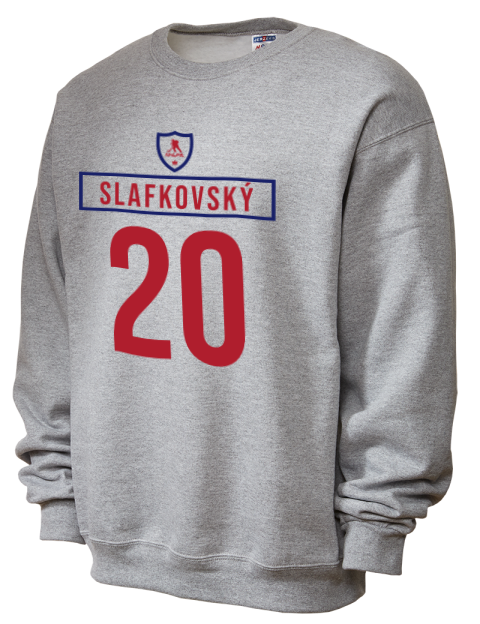Home Jersey Juraj Slafkovsky Unisex Crewneck Sweatshirt | Swagsta
