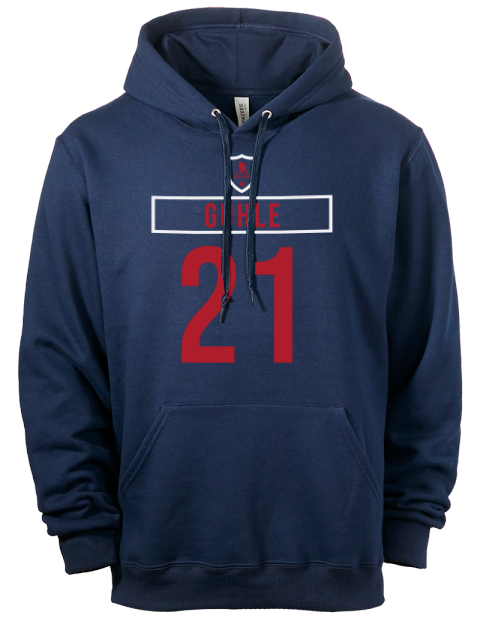 Away Jersey Kaiden Guhle Eco Premium Unisex Hooded Sweatshirt | Swagsta
