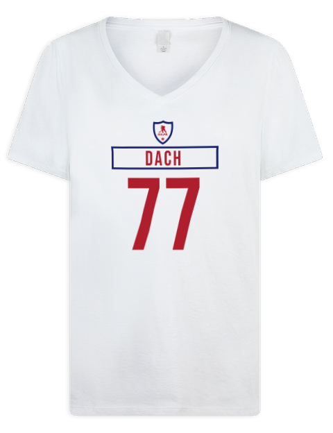 Home Jersey Kirby Dach Premium Ladies V-Neck T-Shirt | Swagsta