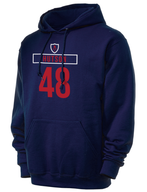 Away Jersey Lane Hutson Unisex Hooded Sweatshirt | Swagsta