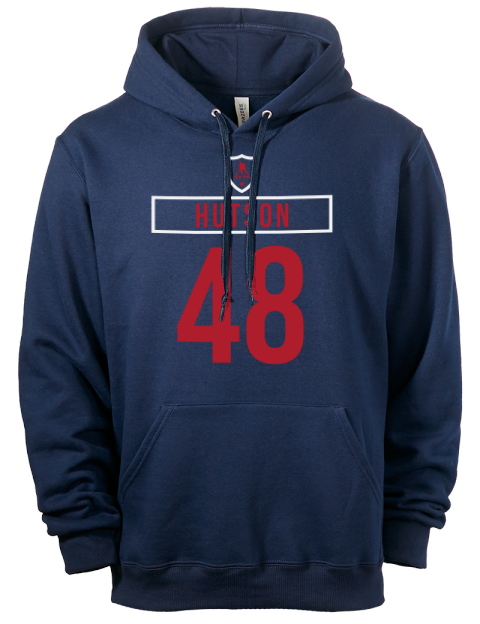 Away Jersey Lane Hutson Eco Premium Unisex Hooded Sweatshirt | Swagsta