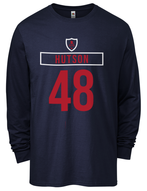 Away Jersey Lane Hutson Men's Long-Sleeve T-Shirt | Swagsta