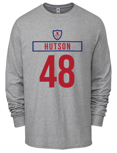 Home Jersey Lane Hutson Men's Long-Sleeve T-Shirt | Swagsta