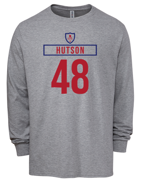Home Jersey Lane Hutson Men's Premium Blend Long Sleeve-T-Shirt | Swagsta