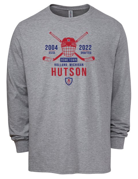 Classic Heritage Lane Hutson Men's Premium Blend Long Sleeve-T-Shirt | Swagsta