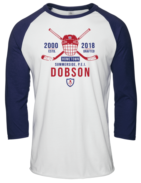 Classic Heritage Noah Dobson Unisex Premium Three-Quarter Raglan T-Shirt | Swagsta