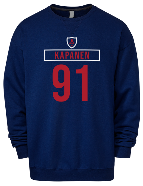 Away Jersey Oliver Kapanen Premium Unisex Crewneck Sweatshirt | Swagsta