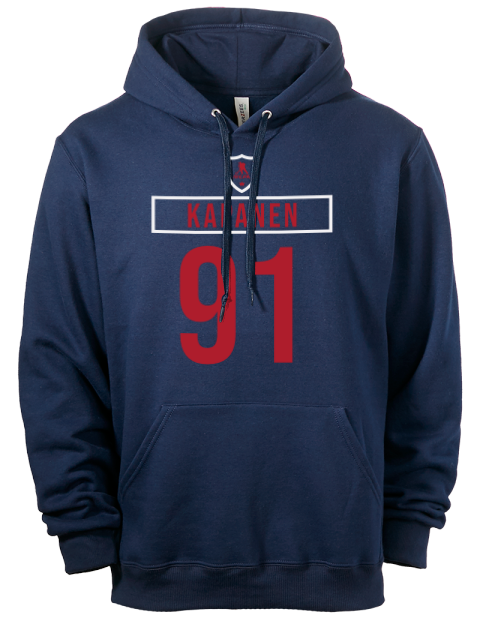Away Jersey Oliver Kapanen Eco Premium Unisex Hooded Sweatshirt | Swagsta