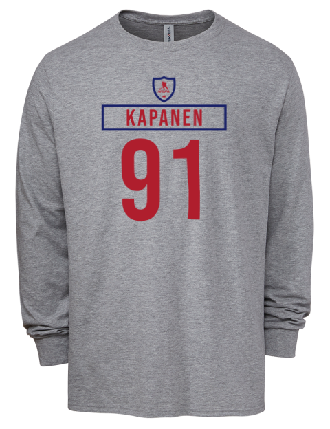 Home Jersey Oliver Kapanen Men's Premium Blend Long Sleeve-T-Shirt | Swagsta