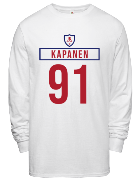 Home Jersey Oliver Kapanen Men's Long-Sleeve T-Shirt | Swagsta