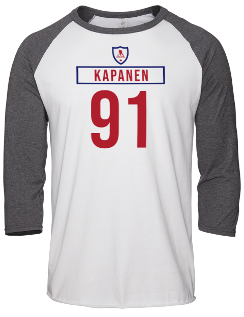 Home Jersey Oliver Kapanen Unisex Premium Three-Quarter Raglan T-Shirt | Swagsta