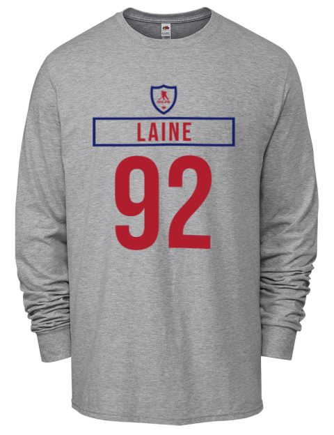 Home Jersey Patrik Laine Men's Long-Sleeve T-Shirt | Swagsta