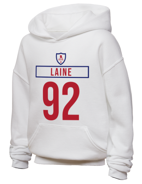 Home Jersey Patrik Laine Youth Hooded Sweatshirt | Swagsta