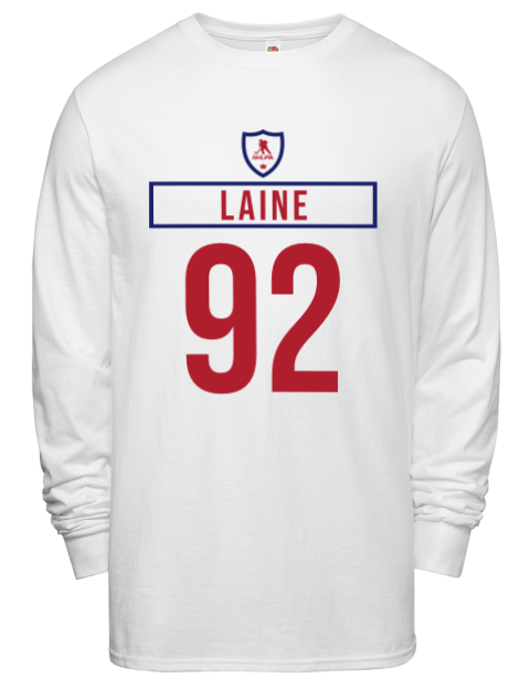 Home Jersey Patrik Laine Men's Long-Sleeve T-Shirt | Swagsta