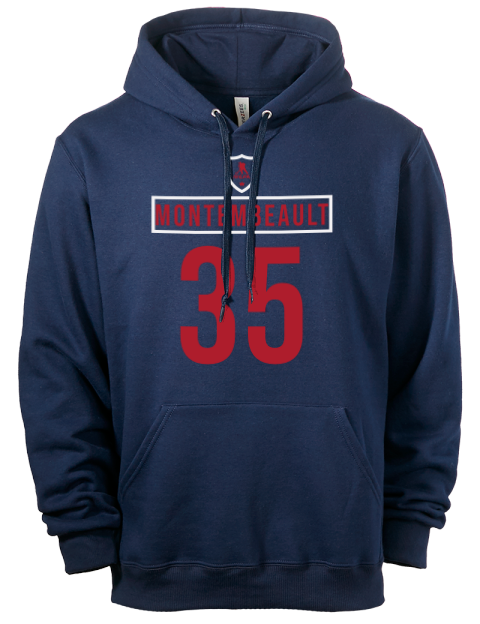 Away Jersey Samuel Montembeault Eco Premium Unisex Hooded Sweatshirt | Swagsta