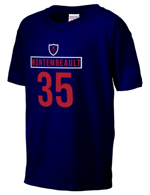 Away Jersey Samuel Montembeault Youth T-Shirt | Swagsta