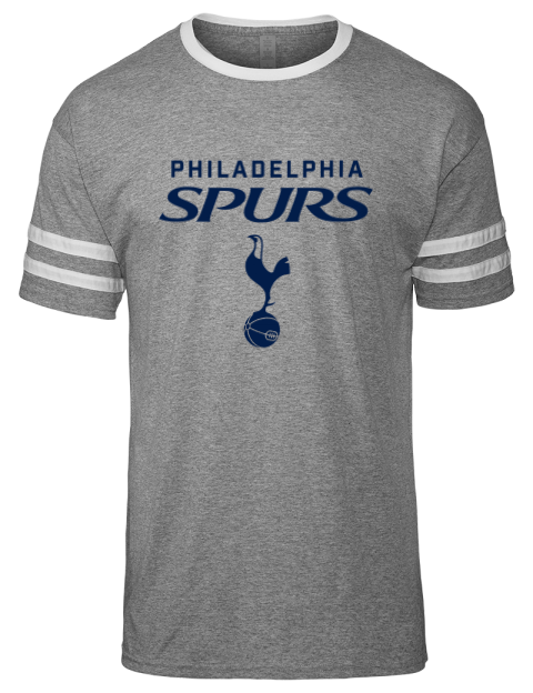 Classic Edition Philadelphia Spurs Men's Tri-Blend T-Shirt | Swagsta