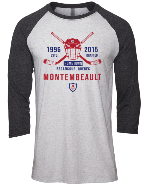 Classic Heritage Samuel Montembeault Unisex Premium Three-Quarter Raglan T-Shirt | Swagsta