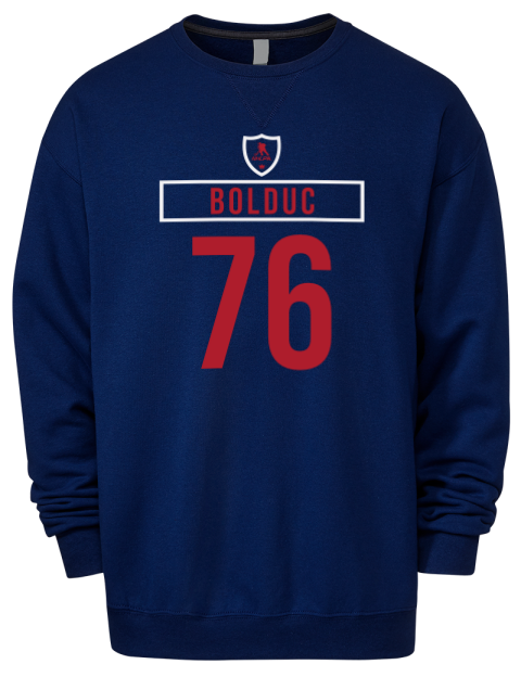 Away Jersey Zachary Bolduc Premium Unisex Crewneck Sweatshirt | Swagsta