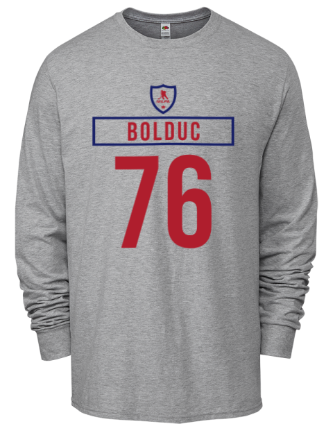 Home Jersey Zachary Bolduc Men's Long-Sleeve T-Shirt | Swagsta