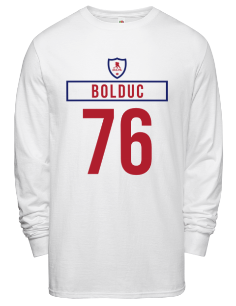 Home Jersey Zachary Bolduc Men's Long-Sleeve T-Shirt | Swagsta