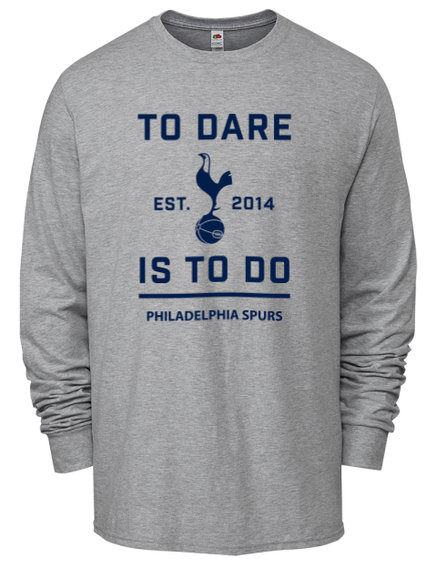 To Dare Philadelphia Spurs Men's Long-Sleeve T-Shirt | Swagsta