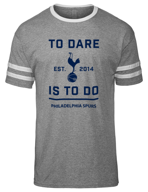 To Dare Philadelphia Spurs Men's Tri-Blend T-Shirt | Swagsta