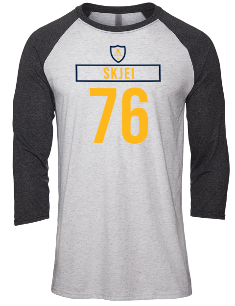 Home Jersey Brady Skjei Unisex Premium Three-Quarter Raglan T-Shirt | Swagsta