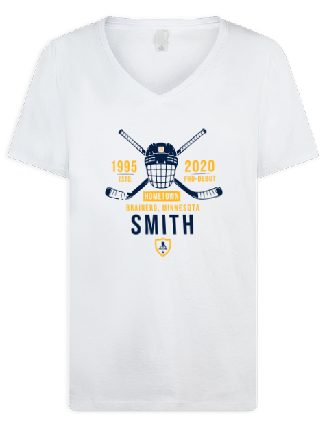 Classic Heritage Cole Smith Premium Ladies V-Neck T-Shirt | Swagsta