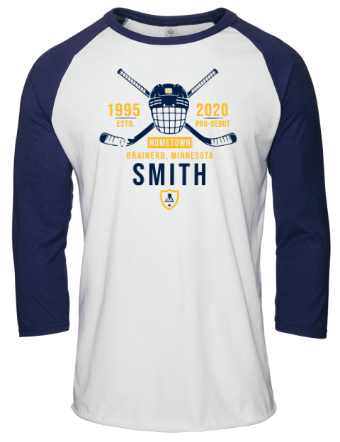 Classic Heritage Cole Smith Unisex Premium Three-Quarter Raglan T-Shirt | Swagsta