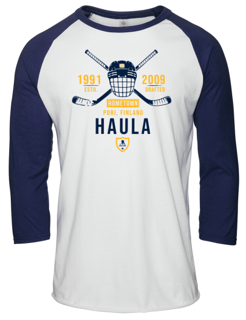 Classic Heritage Erik Haula Unisex Premium Three-Quarter Raglan T-Shirt | Swagsta