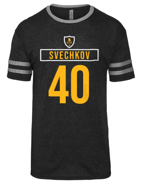 Away Jersey Fedor Svechkov Men's Tri-Blend T-Shirt | Swagsta