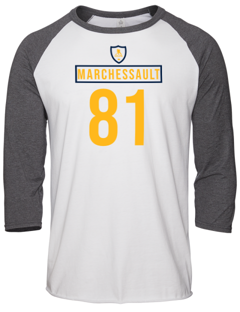 Home Jersey Jonathan Marchessault Unisex Premium Three-Quarter Raglan T-Shirt | Swagsta