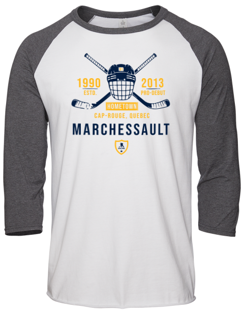 Classic Heritage Jonathan Marchessault Unisex Premium Three-Quarter Raglan T-Shirt | Swagsta