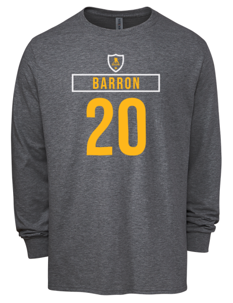 Away Jersey Justin Barron Men's Premium Blend Long Sleeve-T-Shirt | Swagsta