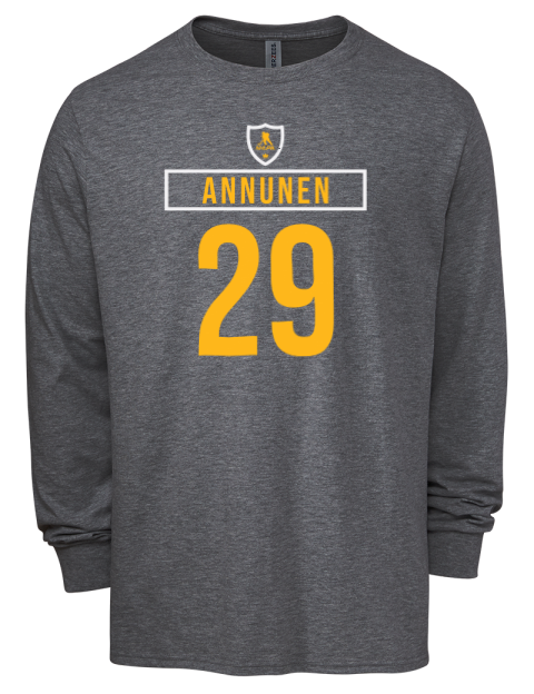 Away Jersey Justus Annunen Men's Premium Blend Long Sleeve-T-Shirt | Swagsta